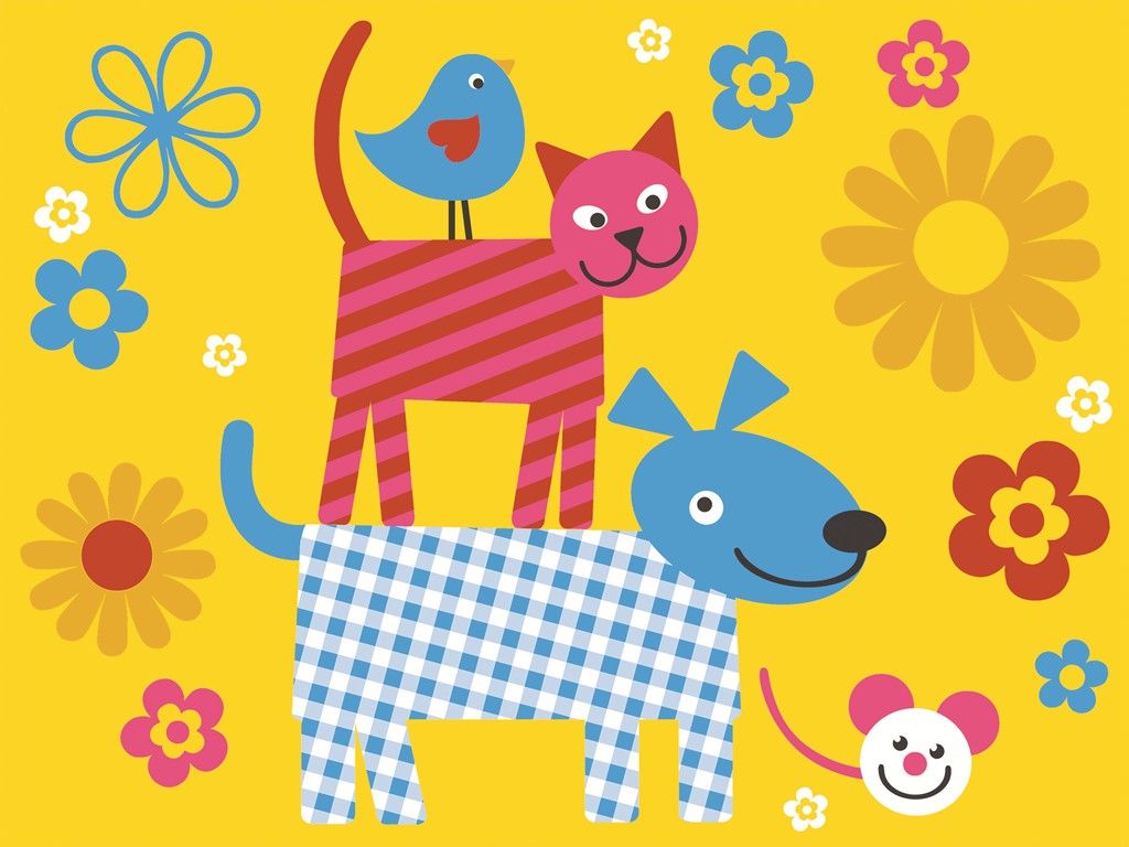 Linclass Tischsets Happy Kids 40 x 30 cm