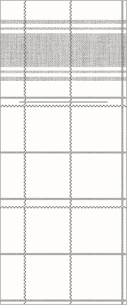 Linclass Pocket-Nap. Nadeem grau 48 x 40 cm 1/8 Falz