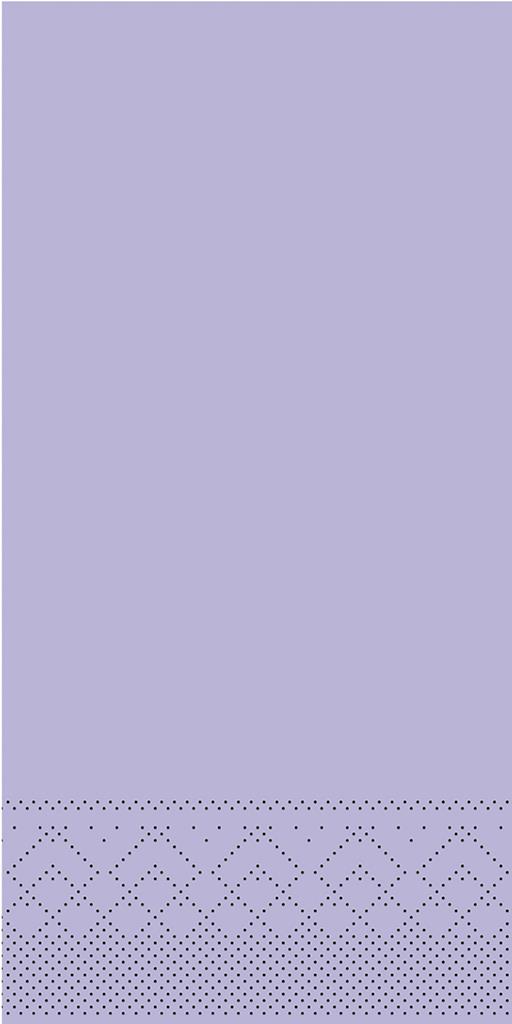 Tissue 3-lg Serviette Basic lila 40 x 40 cm 1/8 Falz
