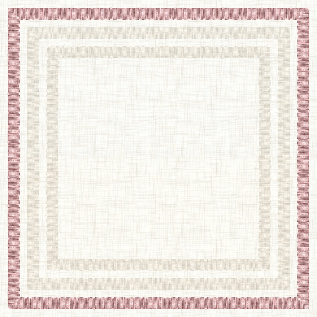 Mitteldecken Dunicel Rigato bordeaux, 84 x 84cm, 5x20 Stück/K