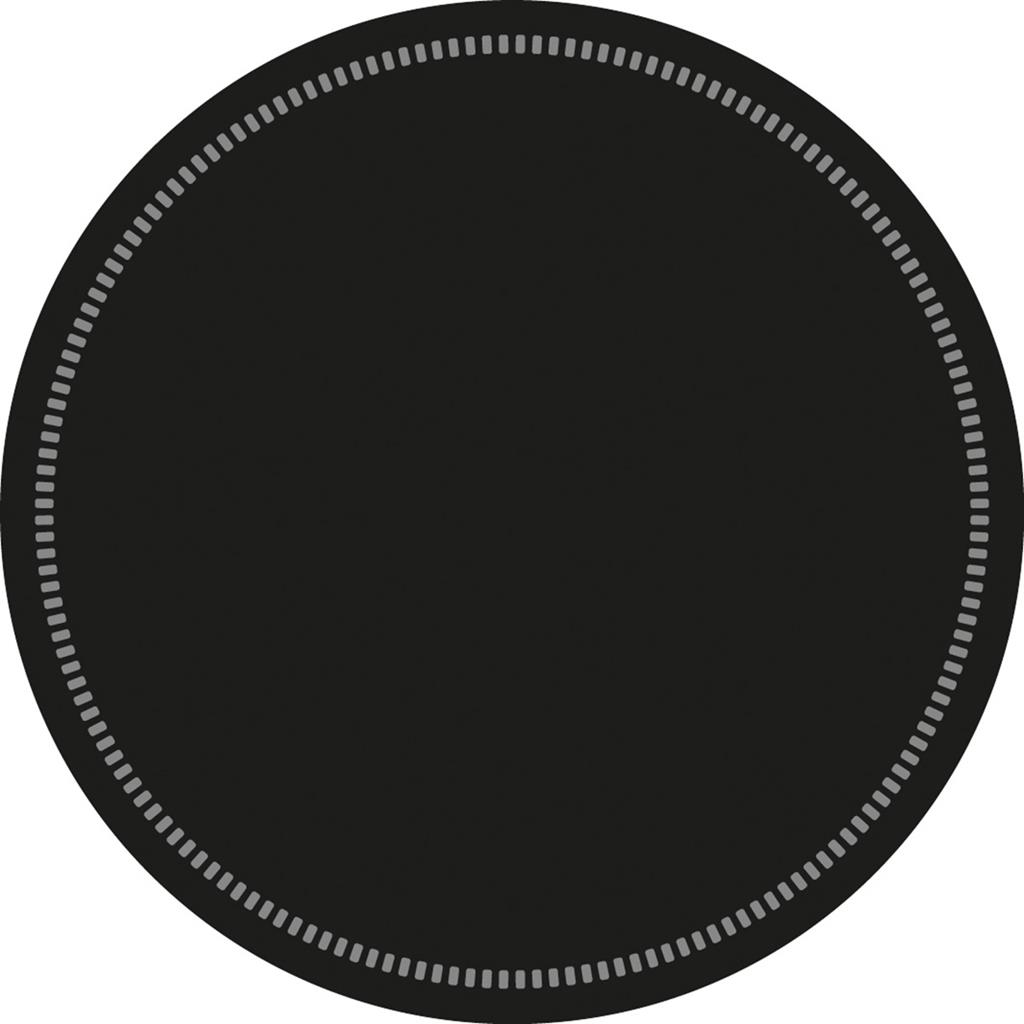 Tissue 9-lg Deckchen Basic schwarz 90 mm 6x250