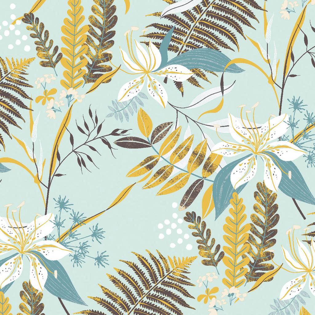 Linclass Serviette Hennes blaugrau 40 x 40 cm 1/4 Falz