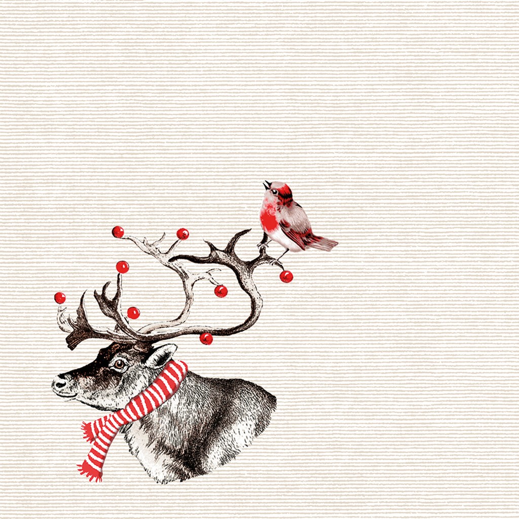 Linclass Serviette  Knut 40 x 40 cm 1/4 Falz