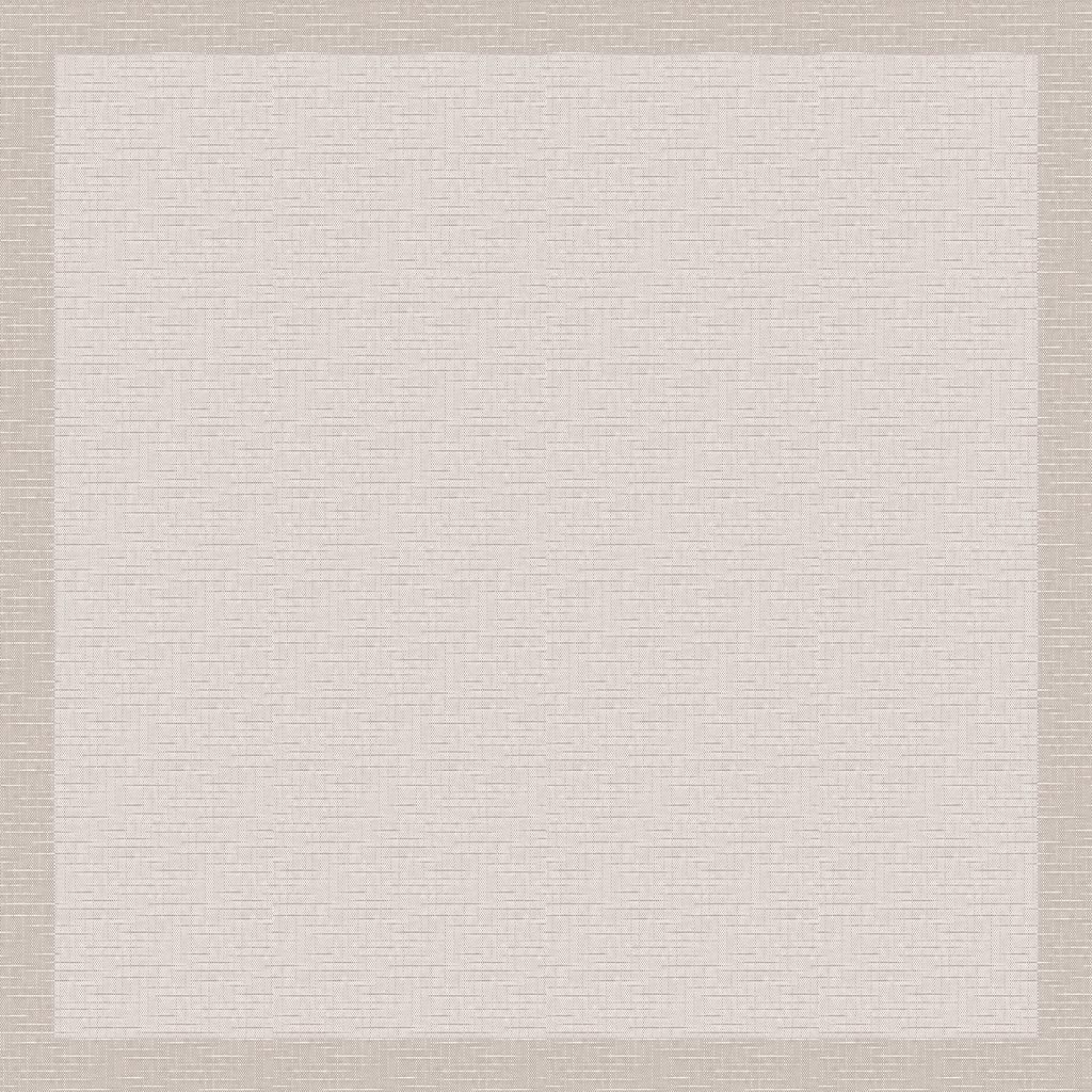 Linclass Tischdecke Stockholm stein 80 x 80 cm 1/8-Falz