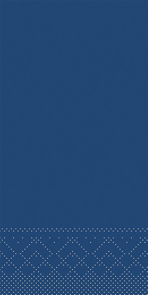 Tissue 3-lg Serviette Basic blau 40 x 40 cm 1/8 Falz