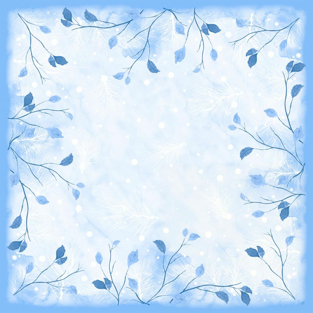 Mitteldecke Dunicel Frosted Winter 84 x 84 cm,