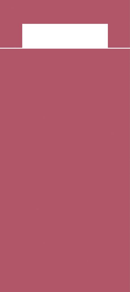 Papier + Tissue Bestecktasche Basic 202 x 85 mm, bordeaux