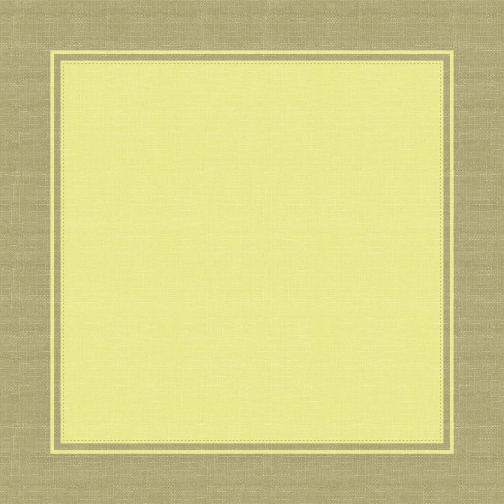 Linclass Tischdecke Brooklyn lime-oliv 80 x 80 cm 1/8-Falz