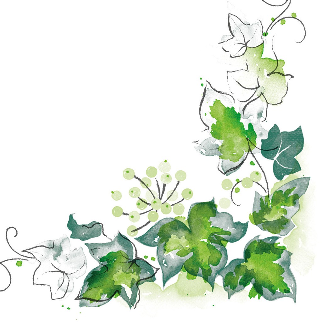Linclass Serviette Elenor 40 x 40 cm 1/4 Falz