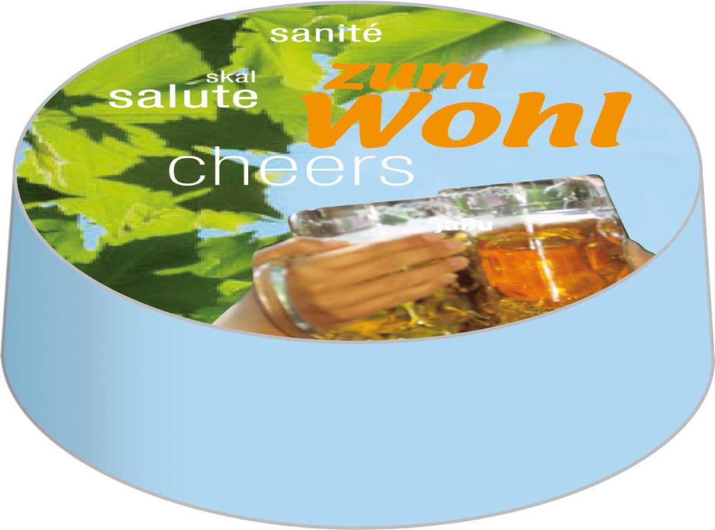 Karton Caps Biergarten 105mm 1x200