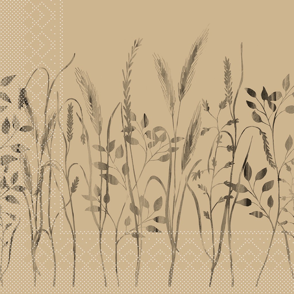 Tissue 3-lg. Serviette David 33 x 33 cm 1/4 Falz
