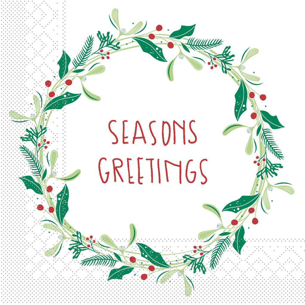 Tissue 3-lg Serviette  Isabell weiss 24 x 24 cm 1/4 Falz