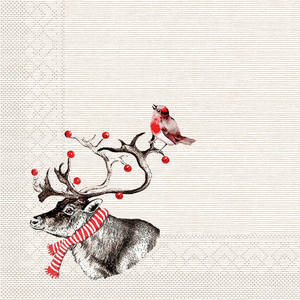 Tissue 3-lg Serviette  Knut 40 x 40 cm 1/4 Falz