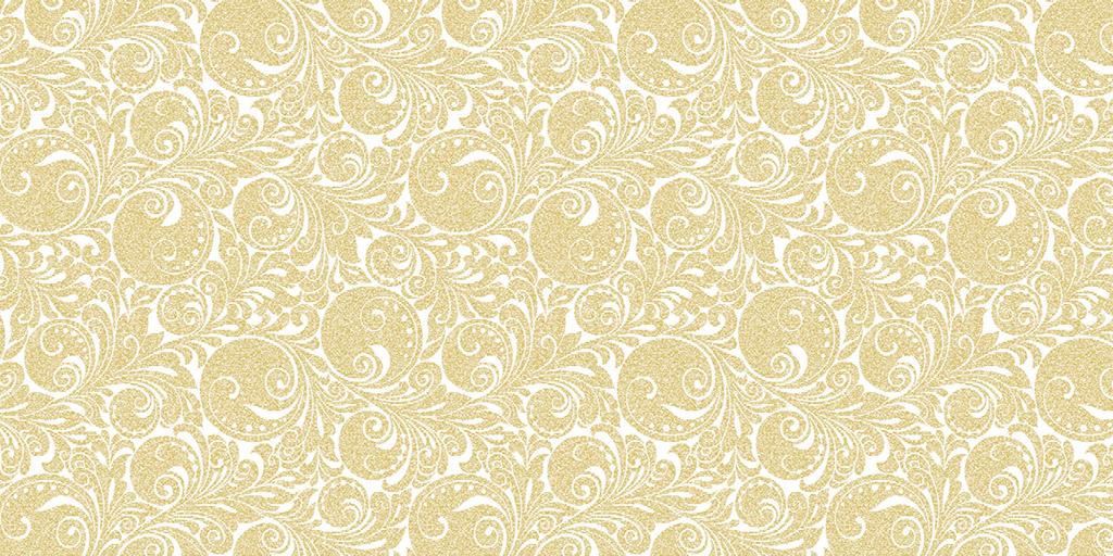 Linclass Tischläufer  Jordan weiss-gold 40 cm x 24 m