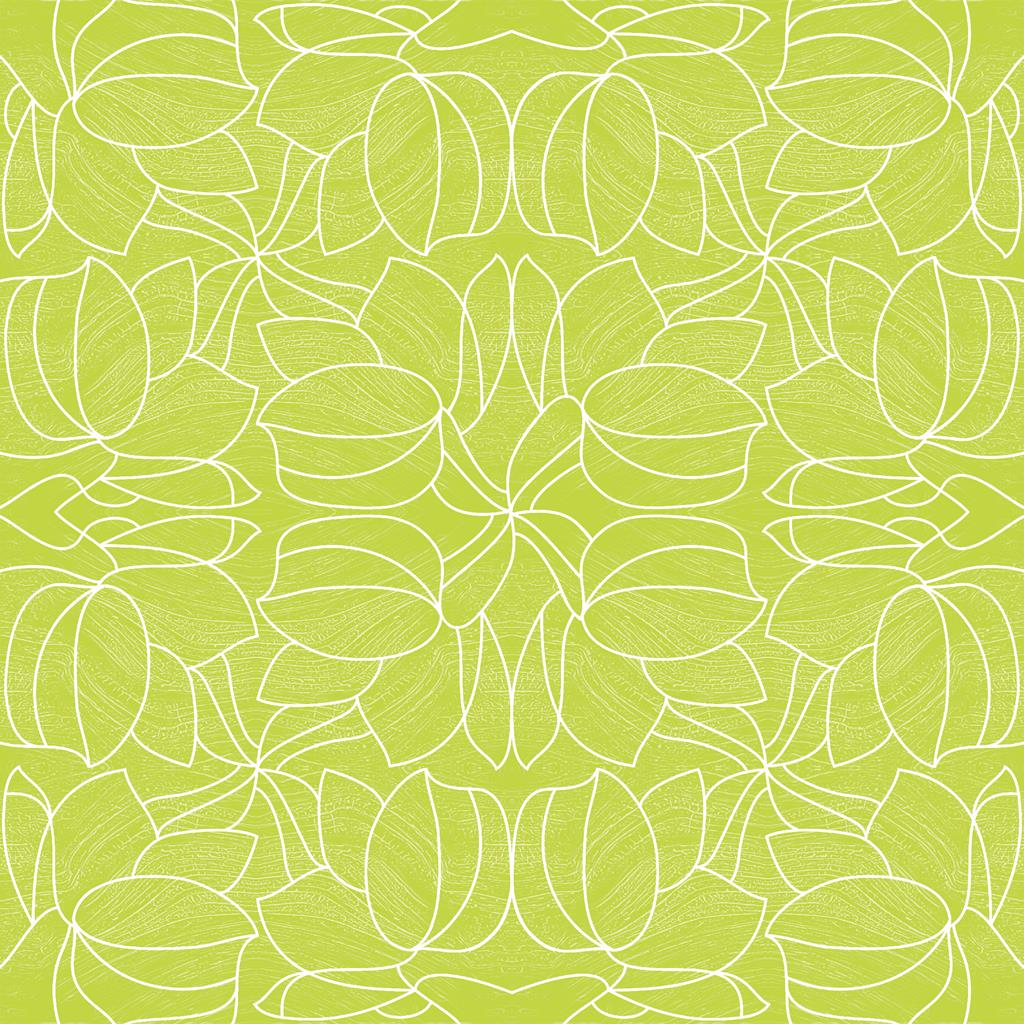 Linclass Tischdecke Hugo hellgrün 80 x 80 cm 1/8-Falz