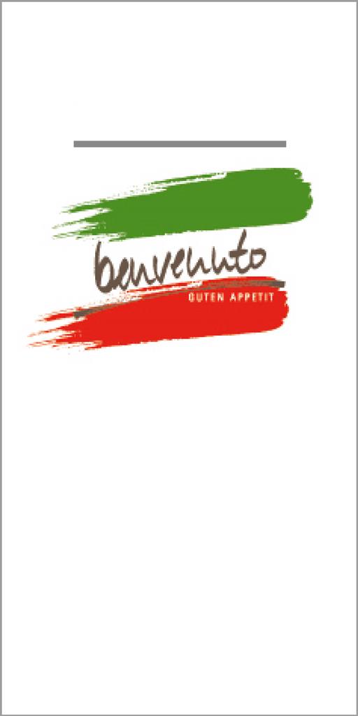 Linclass Pocket-Nap. benvenuto 40 x 40 cm 1/8 Falz