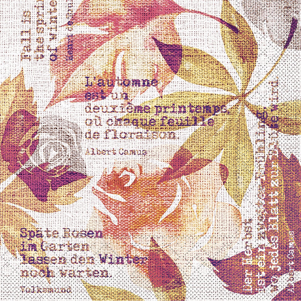 Tissue 3-lg. Serviette Gunnar 40 x 40 cm 1/4 Falz