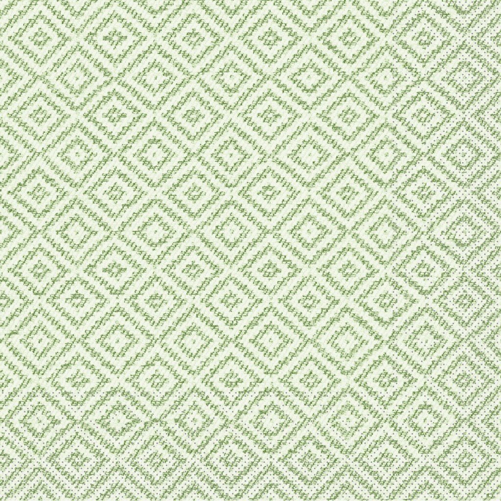 Tissue Serviette Lagos Base grün 33 x 33 cm 1/4 Falz 3-lg.