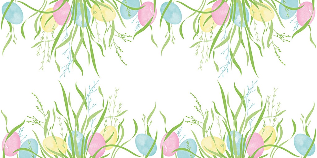 Linclass Tischläufer Ostern 40 cm x 24 m