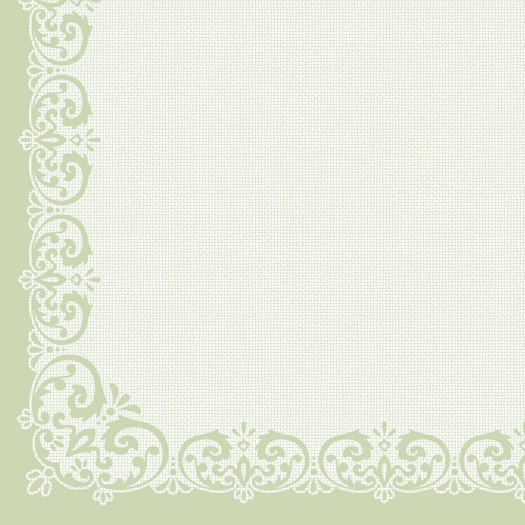 Linclass Serviette Janina salbei 40 x 40 cm 1/4 Falz