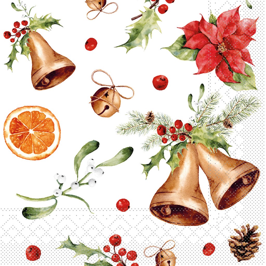 Tissue 3-lg Serviette  Marianne 33 x 33 cm 1/4 Falz