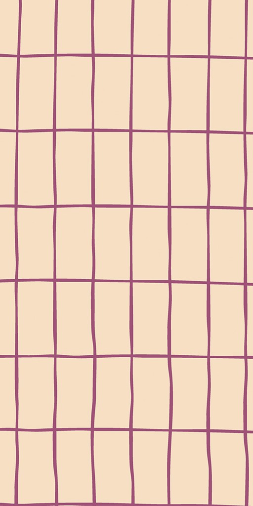 Linclass Serviette Louis lines beere 40 x 20 cm 1/4 Falz