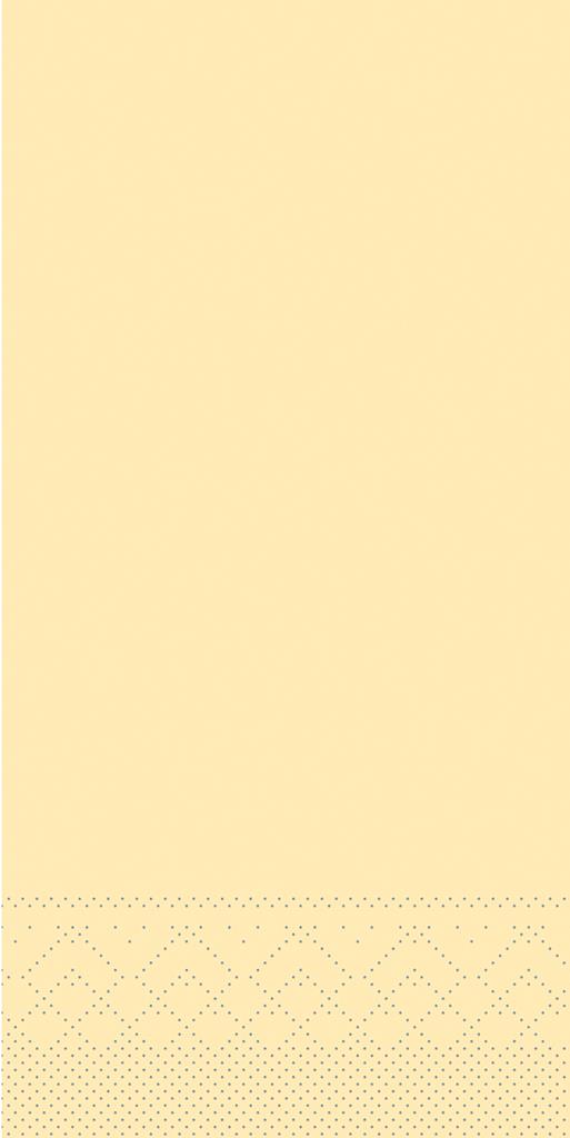 Tissue 3-lg Serviette Basic creme 40 x 40 cm 1/8 Falz