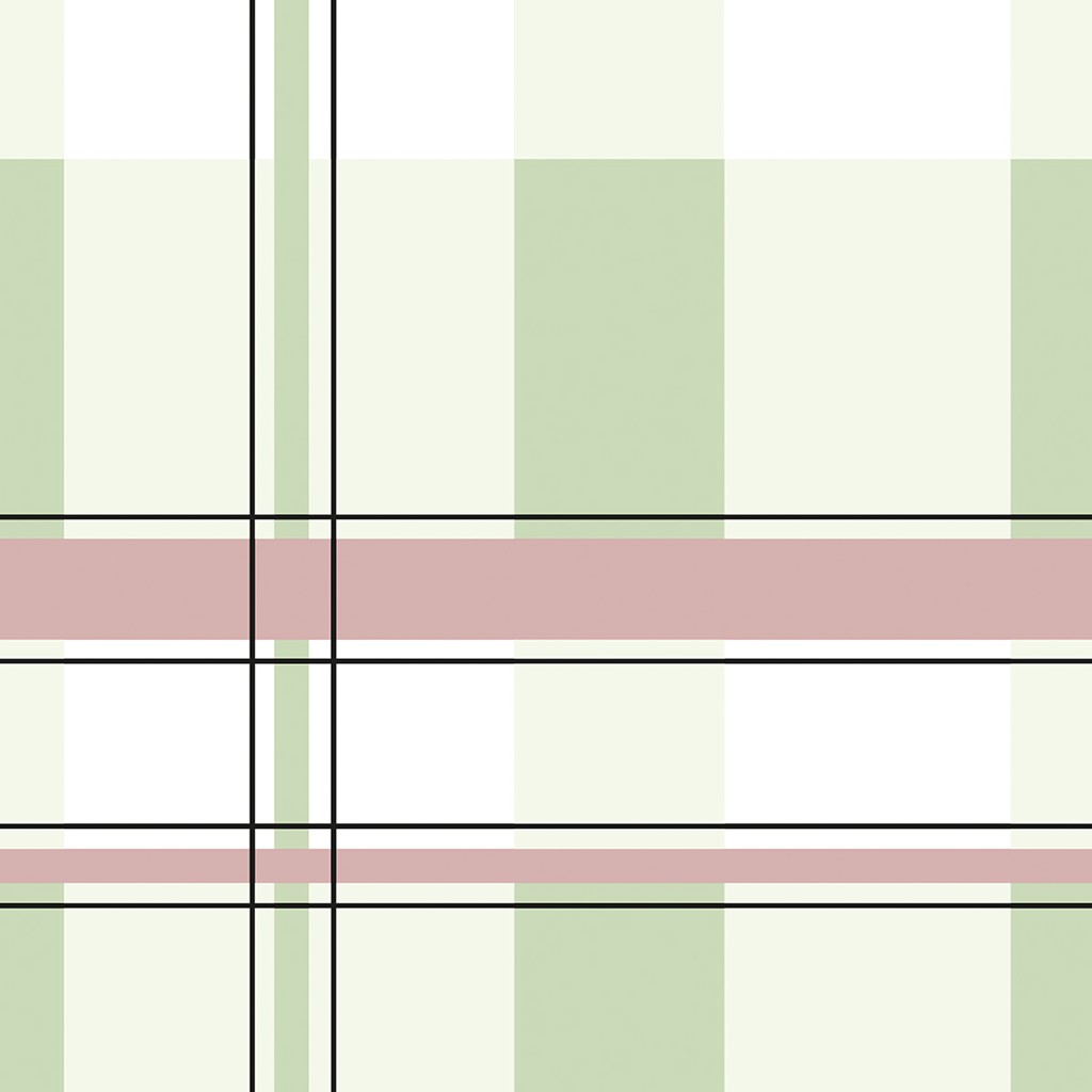 Linclass Serviette Kevin salbei-rosé 40 x 40 cm 1/4 Falz