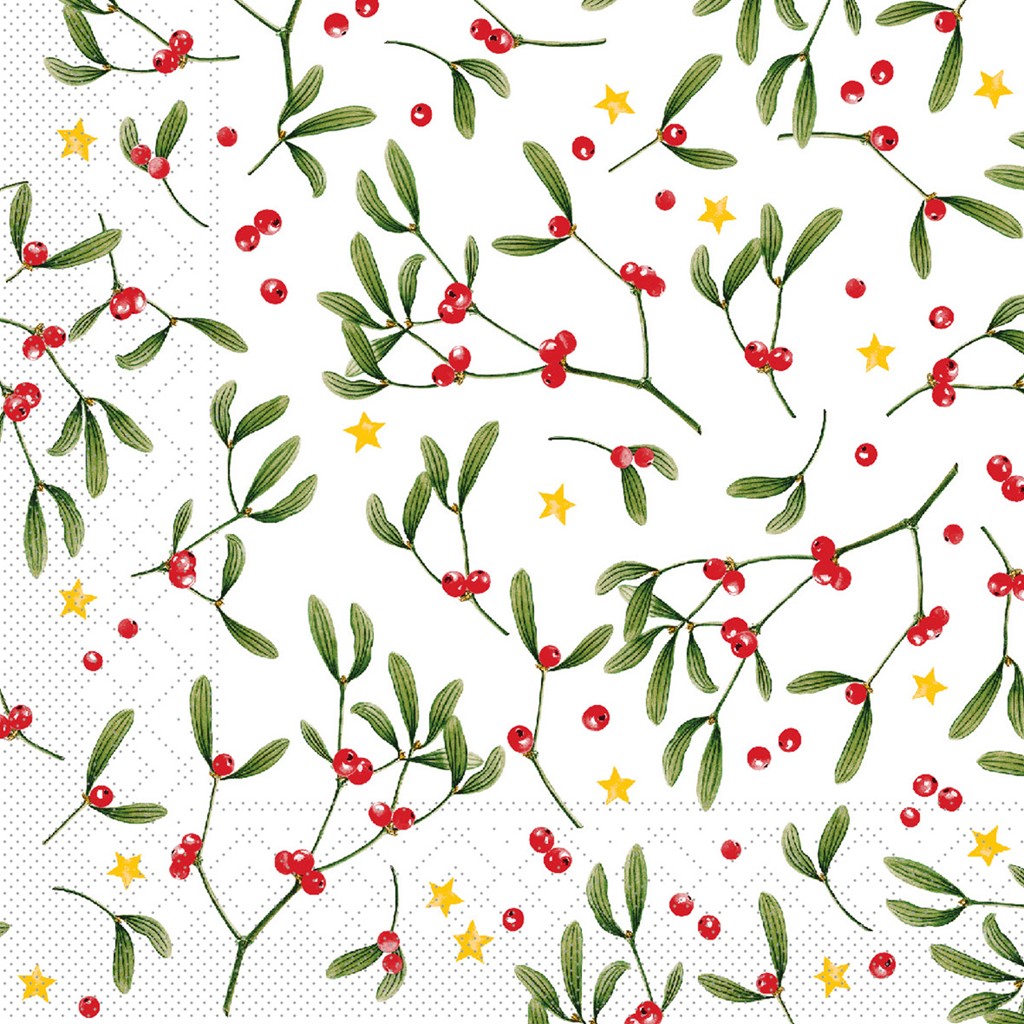 Tissue 3-lg Serviette  Leni 33 x 33 cm 1/4 Falz