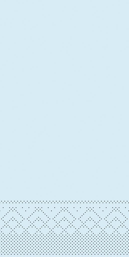 Tissue 3-lg Serviette Basic hellblau 40 x 40 cm 1/8 Falz