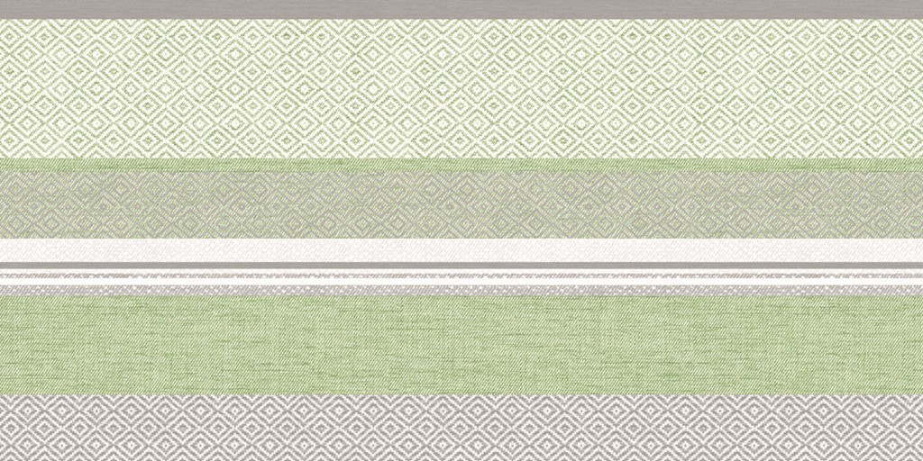 Linclass Tischläufer Lagos grau-grün 40 cm x 24 m