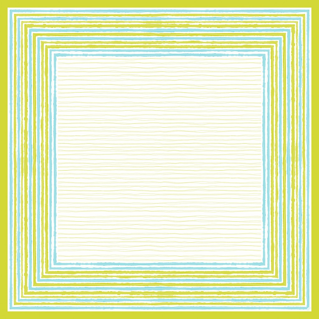 Mitteldecken Dunicel Elise Stripes, 84 x 84cm