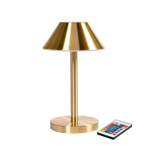 Duni Led Lampe Zelda Midi, brass Zelda Midi, 21,5 cm x Ø 12 cm, brass