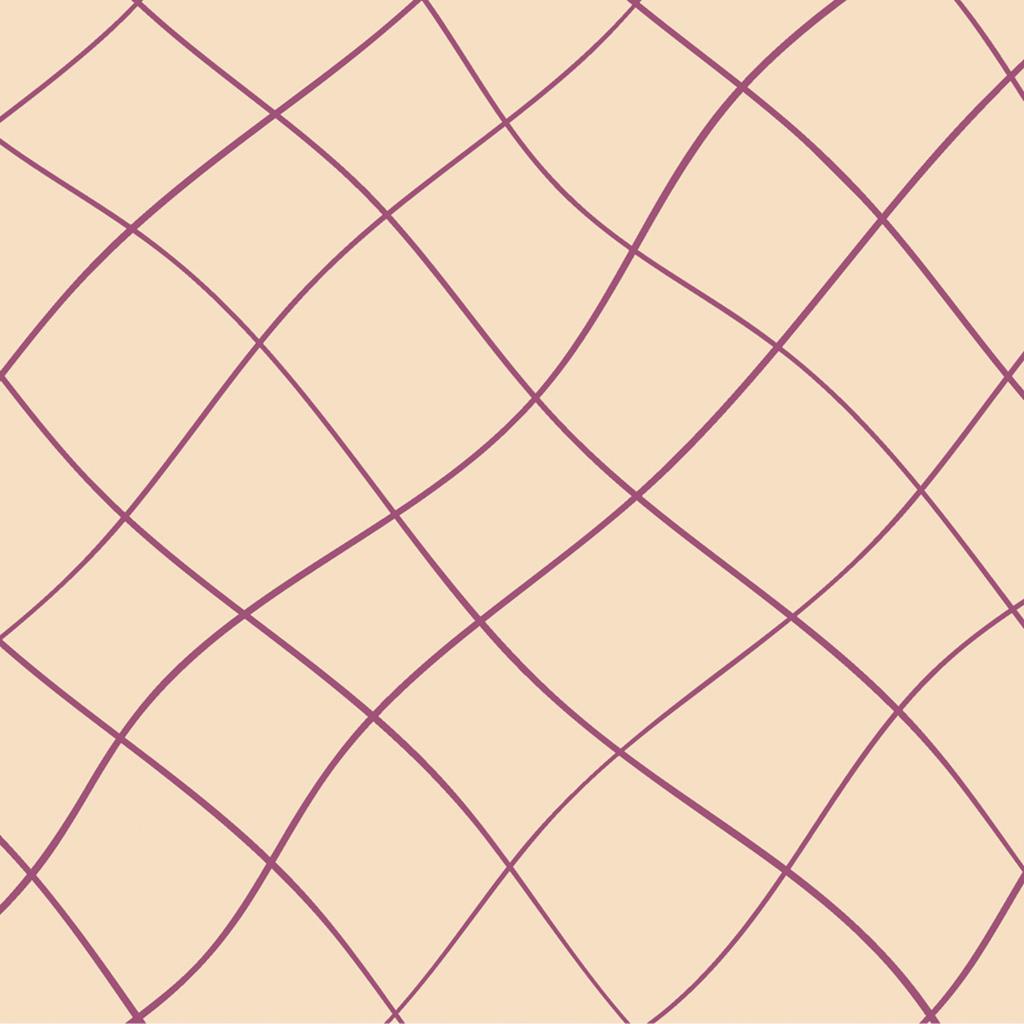 Linclass Serviette Louis Waves beere 40 x 40 cm 1/4 Falz