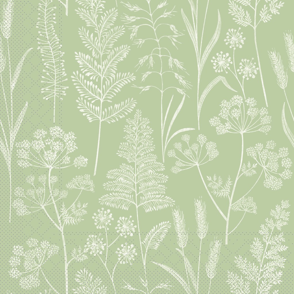 Tissue 3-lg. Serviette Benjamin 33 x 33 cm 1/4 Falz