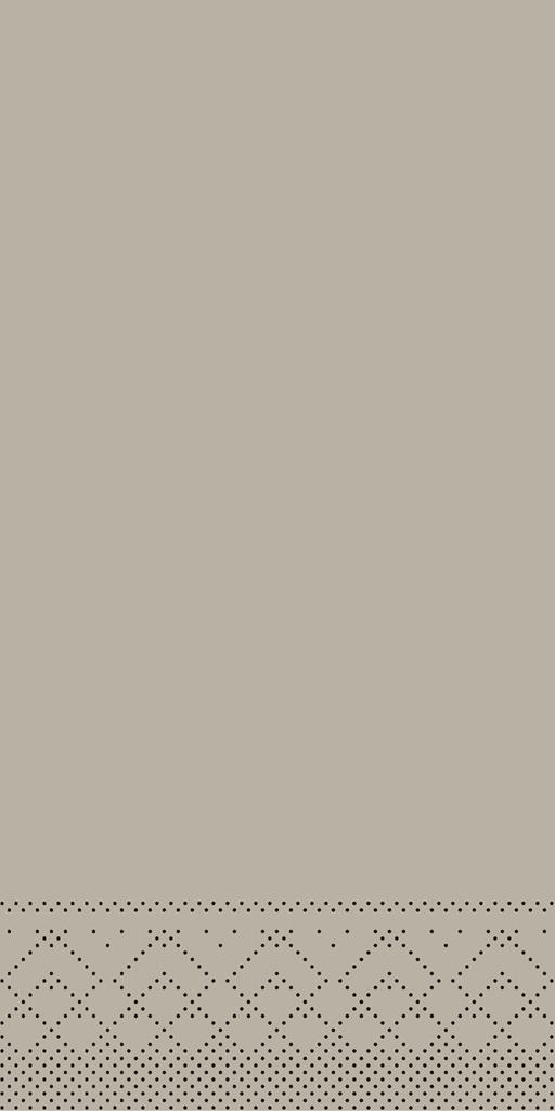 Tissue 3-lg Serviette Basic beige grey 33 x 33 cm 1/8 Falz