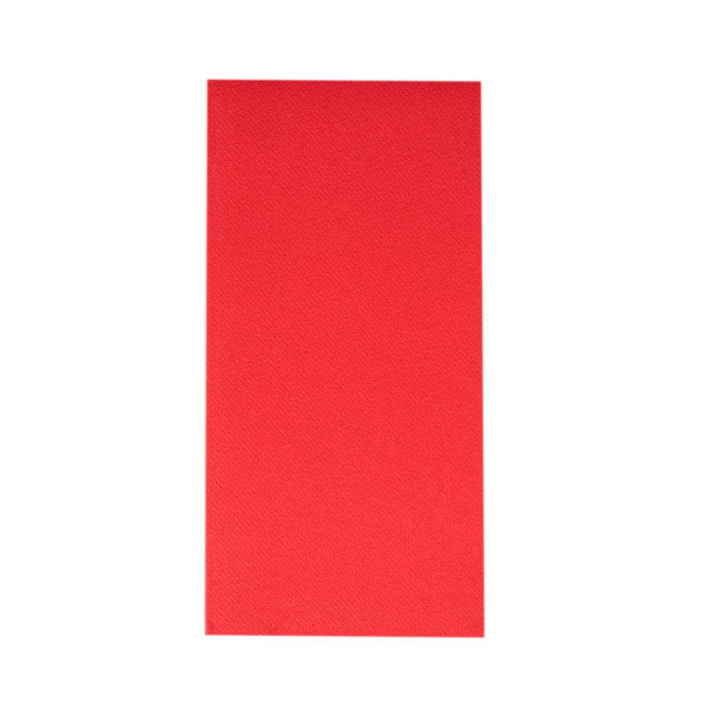 Linclass Serviette Basic rot 48 x 48 cm 1/8 Falz