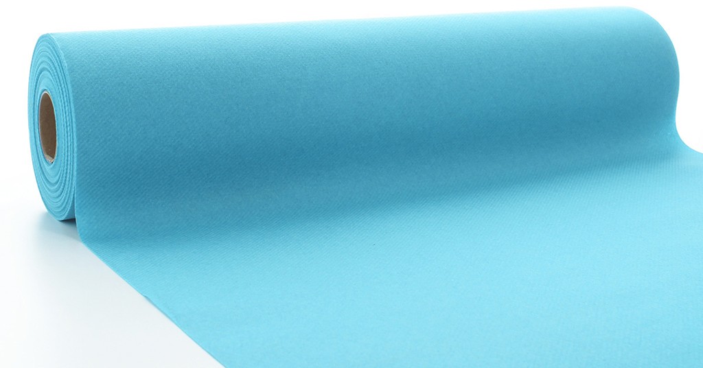 Linclass Tischläufer Basic sky 40 cm x 24 m