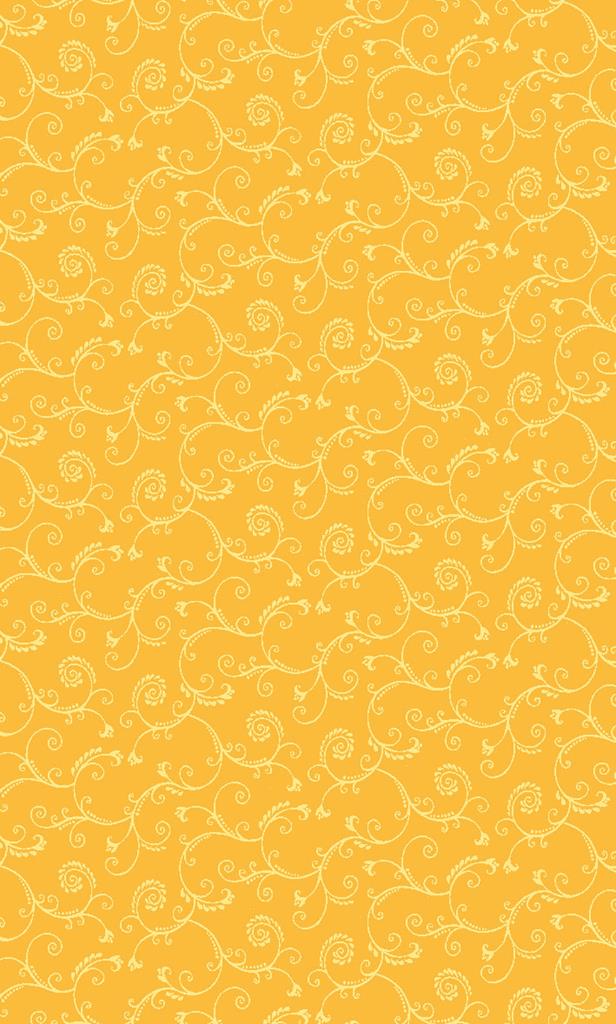 P.C. Tischdecke Gala gelb 80 x 80 cm 1/8-Falz