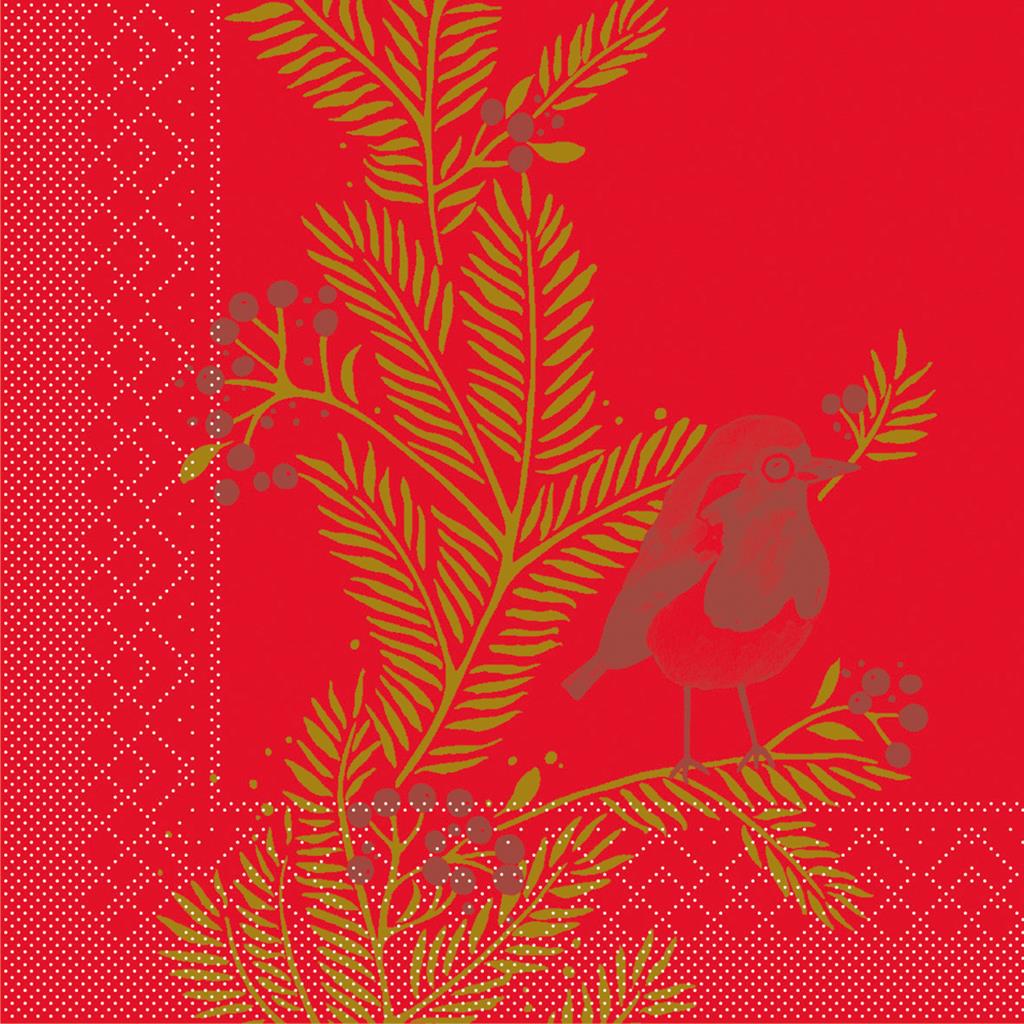 Tissue 3-lg Serviette  Jesse 33 x 33 cm 1/4 Falz