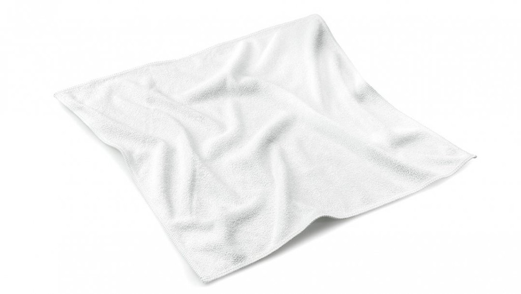 Microfasertuch "Stretch Light" weiss 40x40cm - MEGA Clean Professional