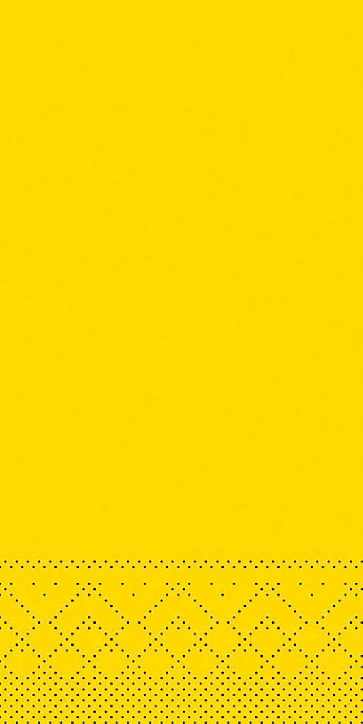 Tissue Serviette Basic gelb 40 x 40 cm 1/8 Falz 3-lg.