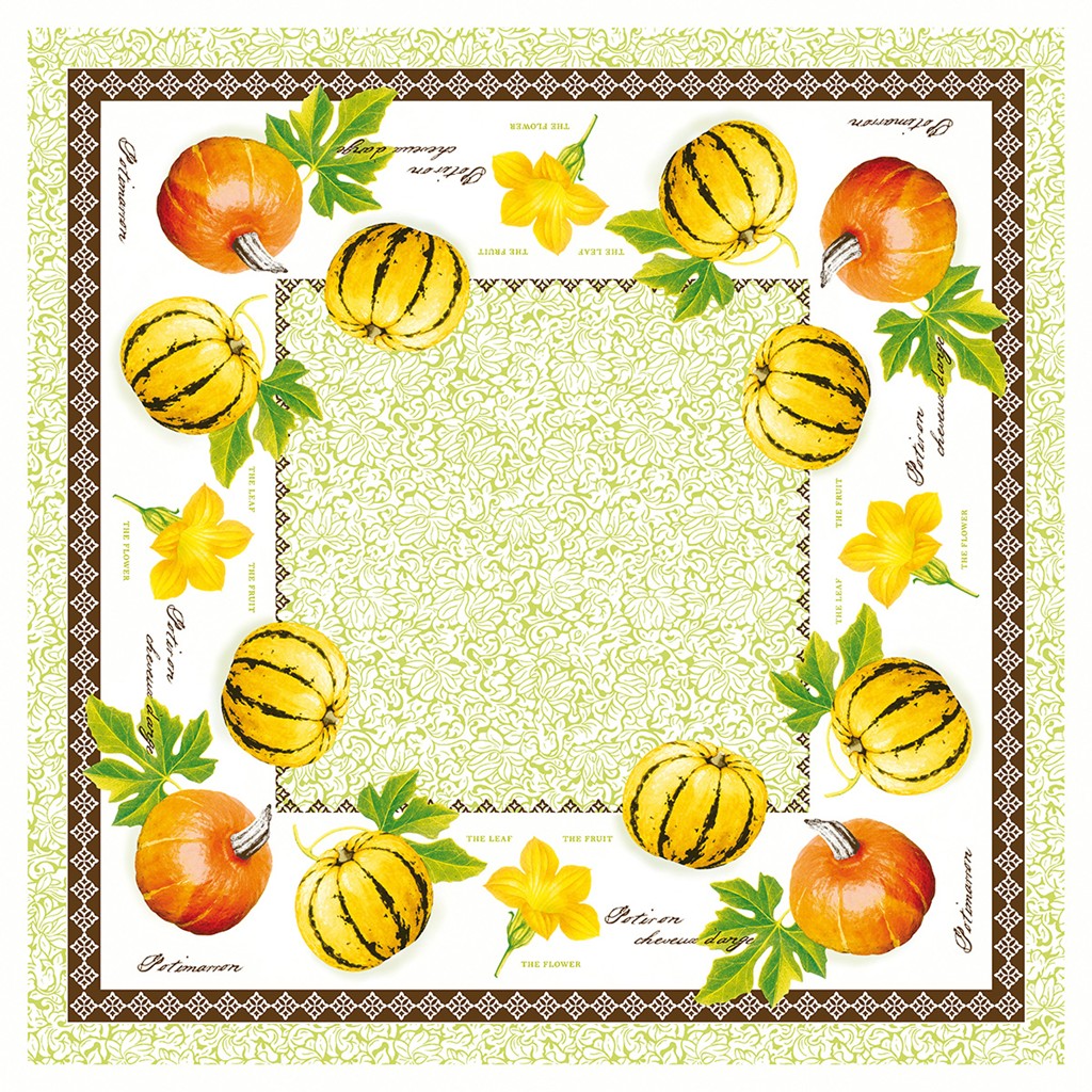 Linclass Tischdecke Luca 80 x 80 cm 1/8-Falz