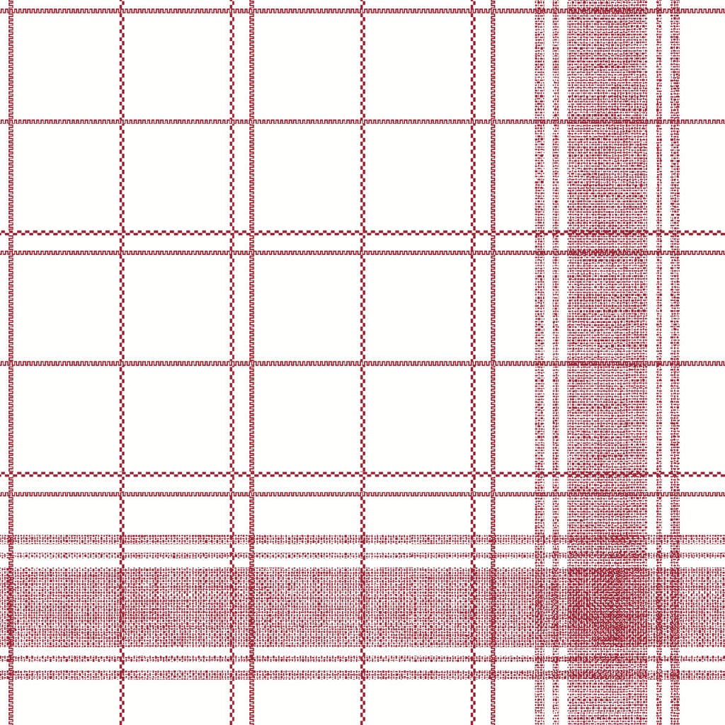 Linclass Serviette Nadeem bordeaux 48 x 48 cm 1/4 Falz