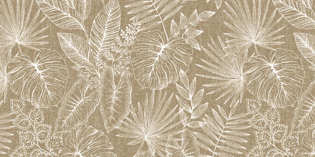 Linclass Tischläufer Kona braun 40 cm x 24 m