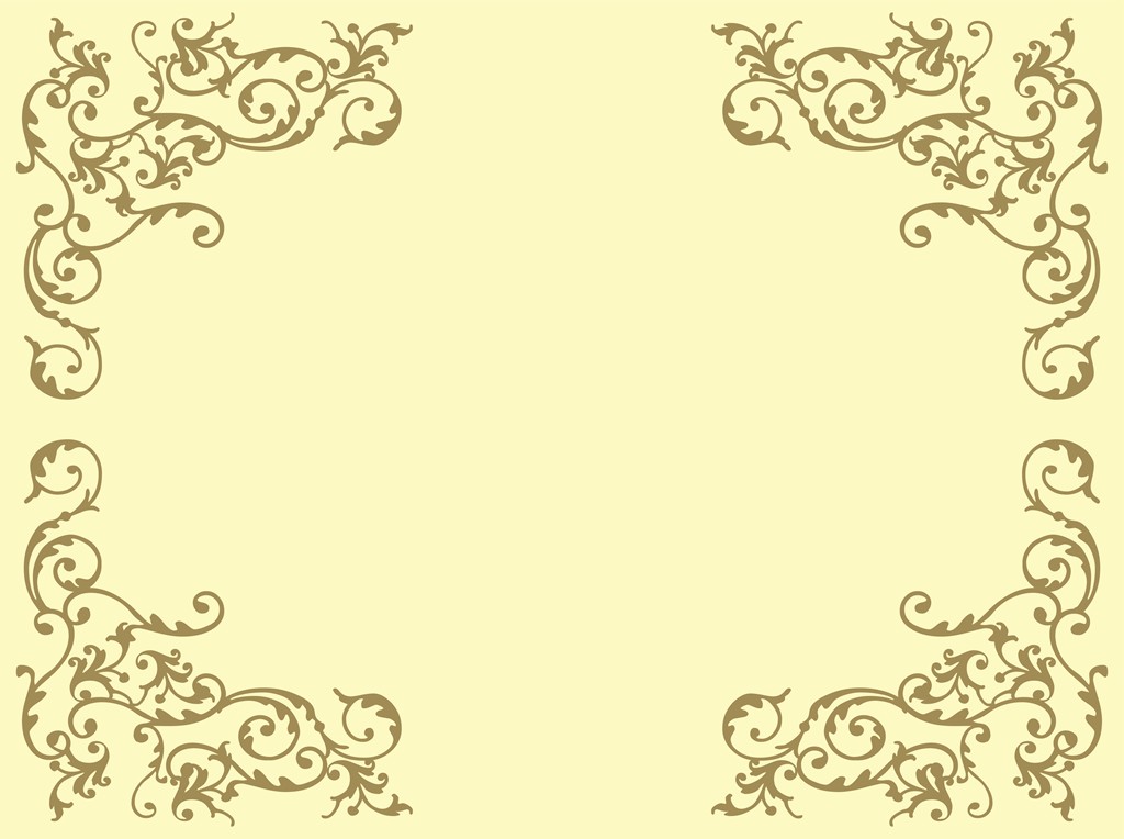 Linclass Tischsets Pomp creme-gold 40 x 30 cm