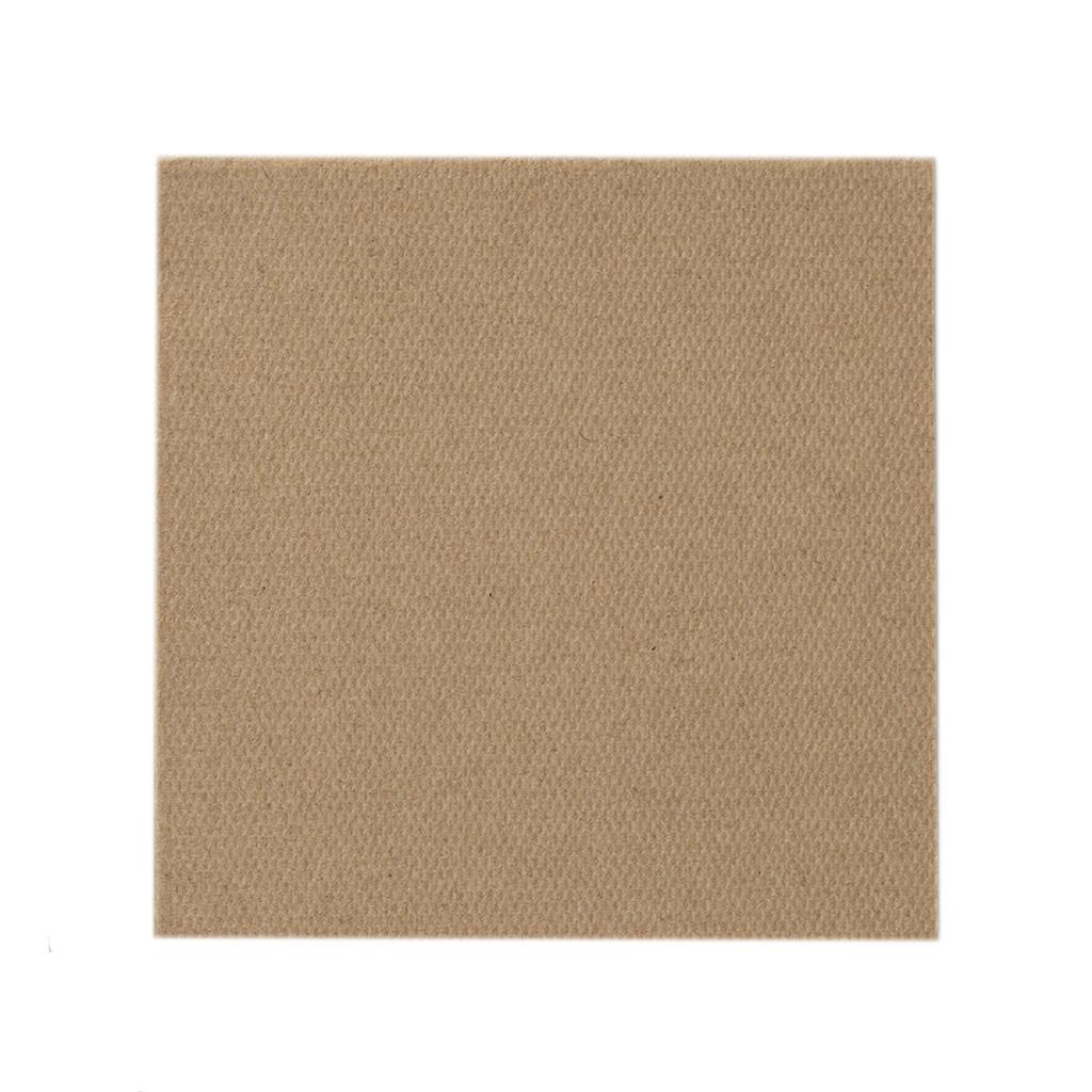 Softpoint Serviette Basic recycled braun 24 x 24 cm 1/4 Falz