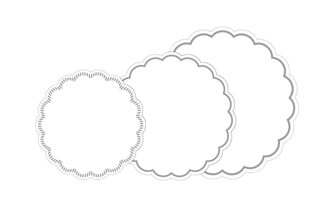 Tissue 7-lg Deckchen Basic weiss 200 mm 12x250  No. 23