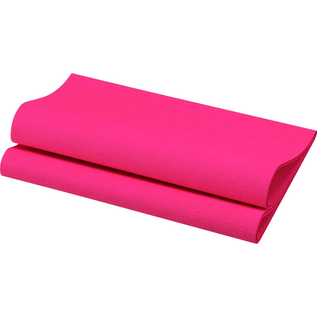 Bio Dunisoft Servietten 1/4 Falz fuchsia, 40x40cm