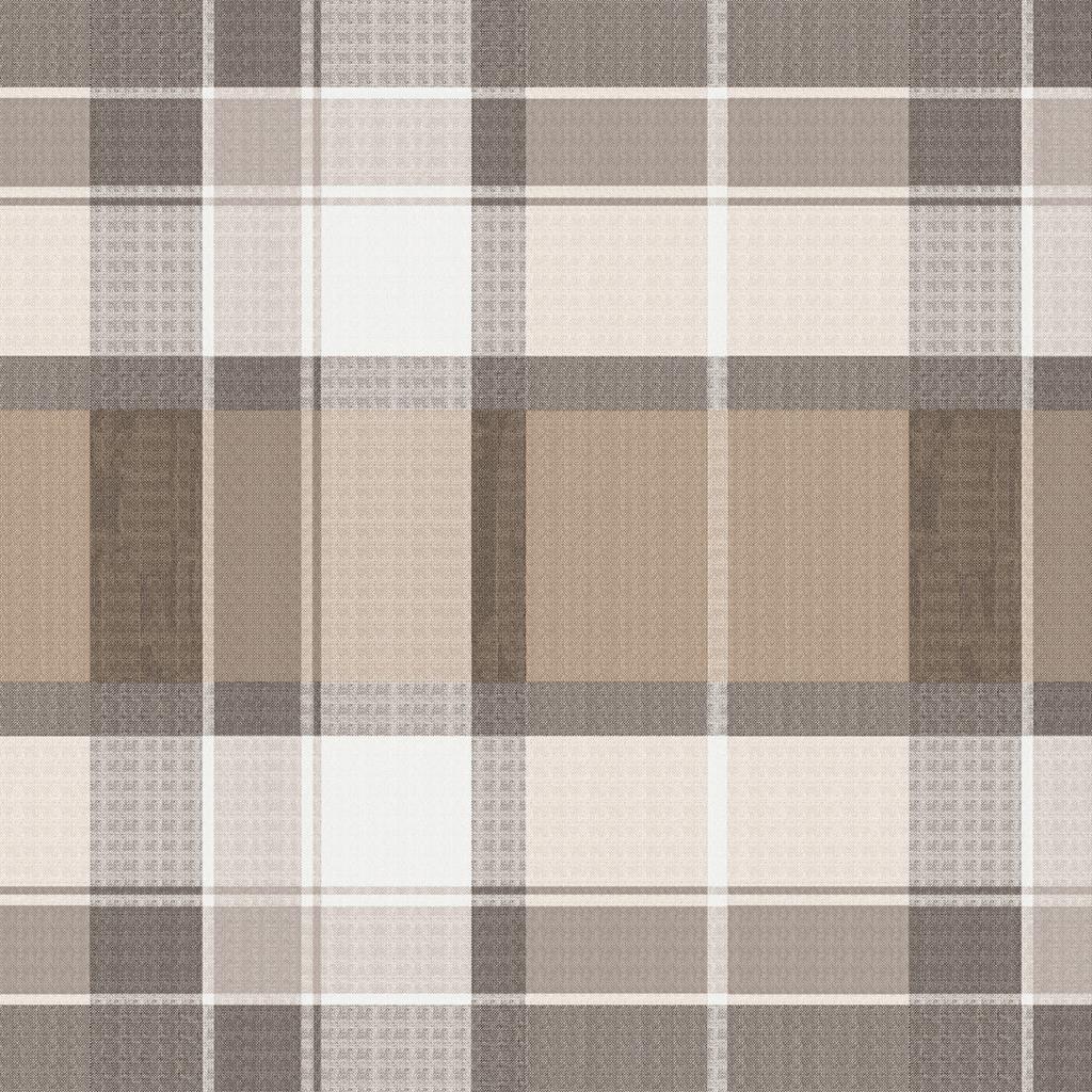 Linclass Tischdecke Marc braun-schwarz 80 x 80 cm 1/8-Falz